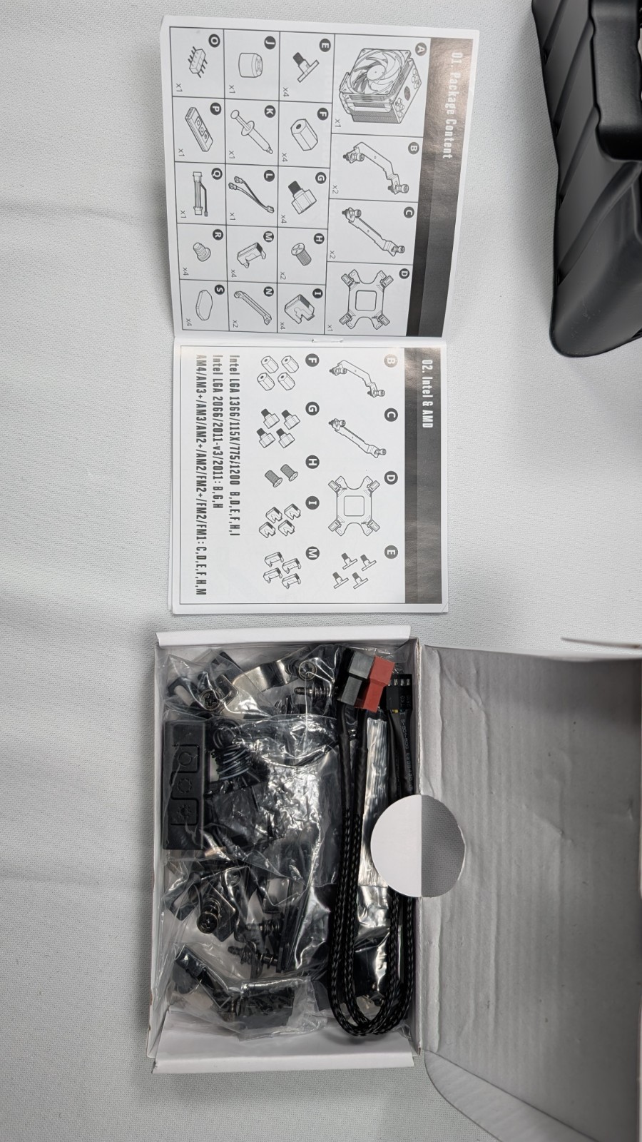 Cooler Master Hyper 212 RGB Black Edition Cooling Fan Heatsink (rr-212s-20pc-r1)