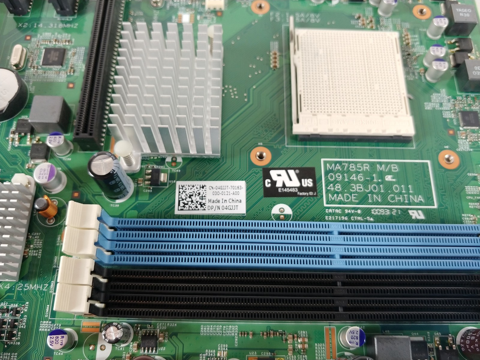 Dell Inspiron 570 Socket AM3 DDR3 SDRAM Desktop Motherboard 4GJJT