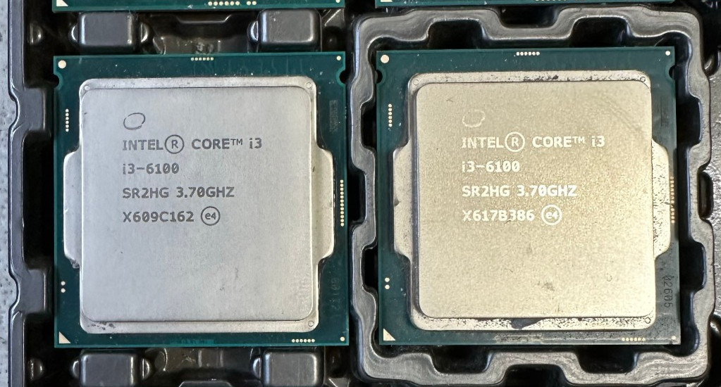 Intel Core i3-6100 CPU @ 3.70GHz (Lot of 2)