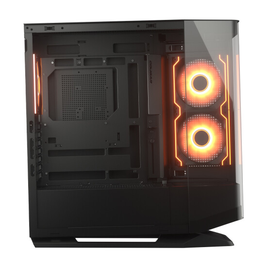 COUGAR FV270 RGB Black Mid Tower E-ATX Case w/ Build-in ARGB PWM Fan