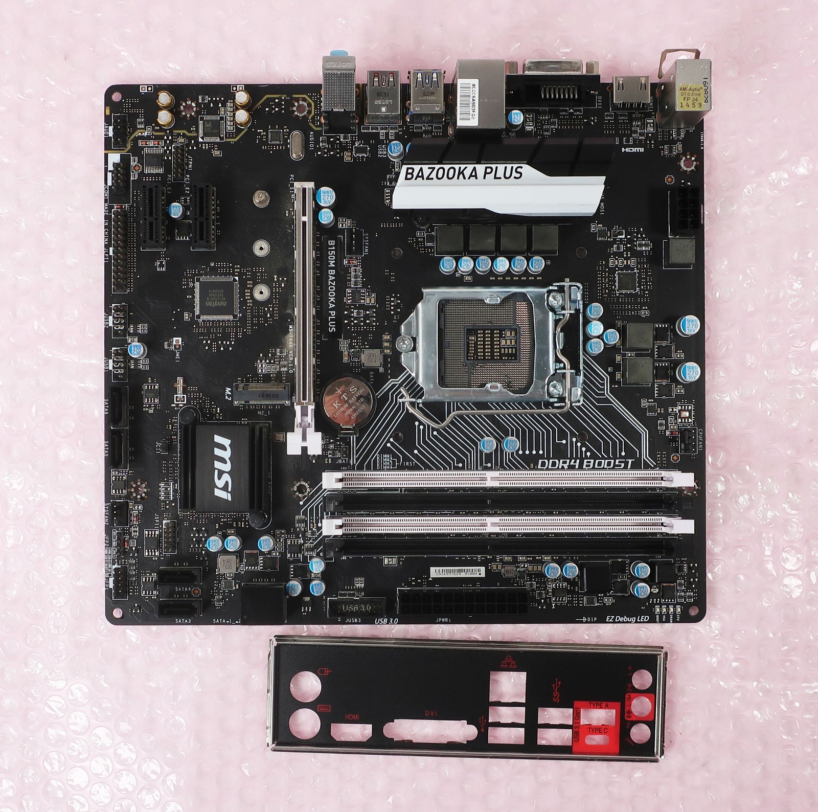 MSI B150M Bazooka Plus Motherboard mATX LGA 1151 Intel DDR4 ~ PARTS / REPAIR