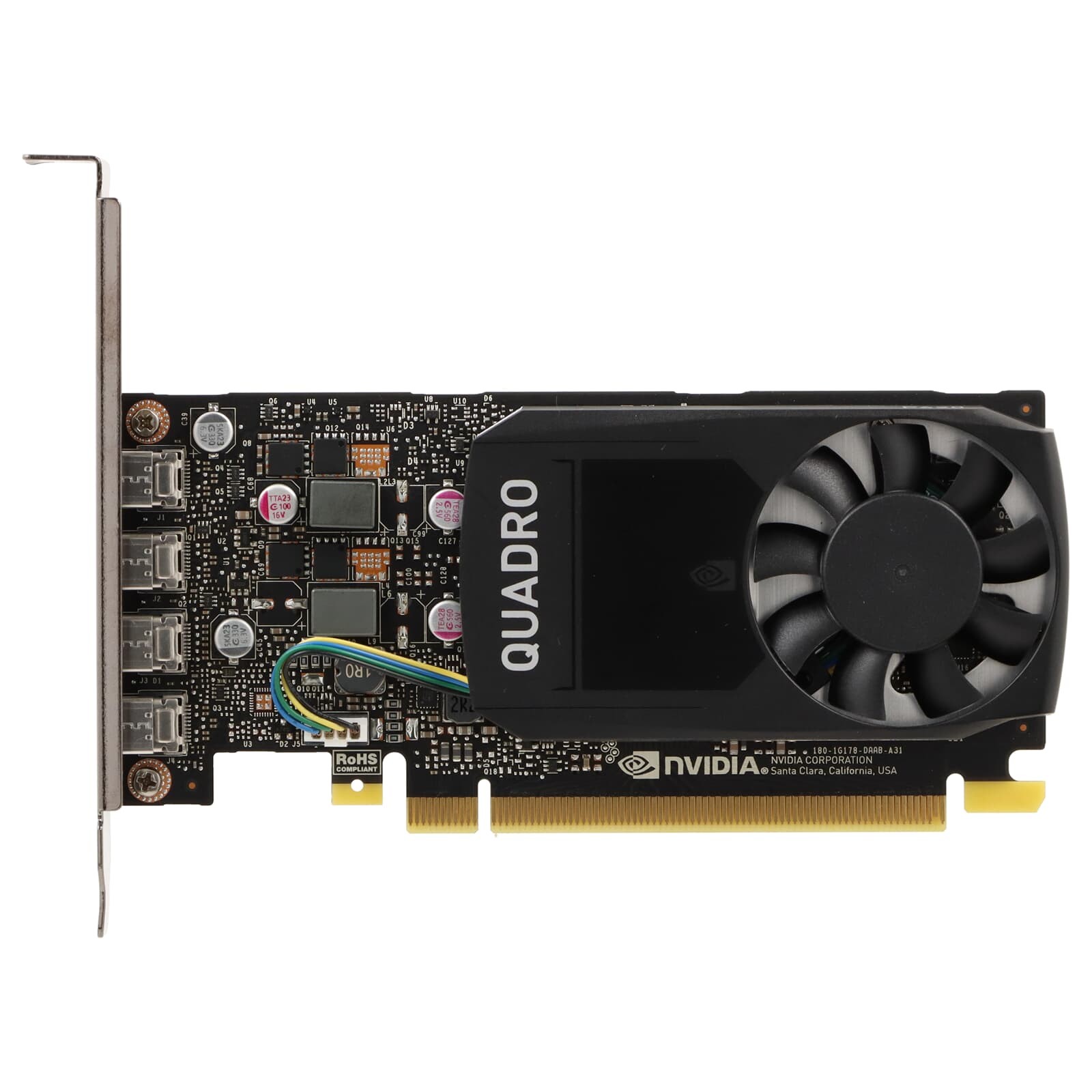 Dell NVIDIA Quadro P620 2GB GDDR5 4x Mini DP PCIe 3.0 x16 Graphics Card PWF85