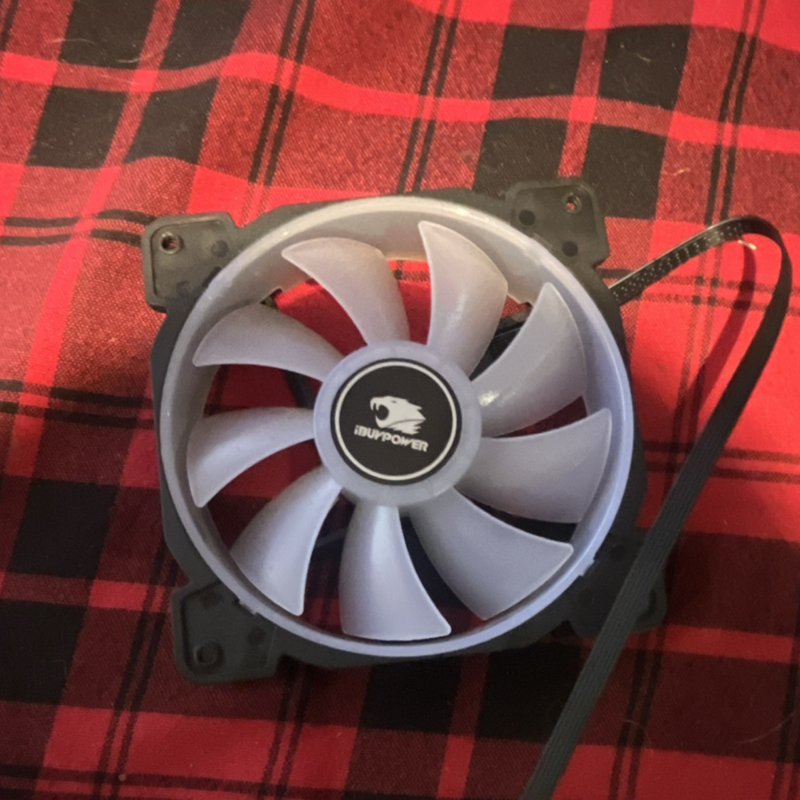 iBUYPOWER 120mm Hydraulic Case Fans Set of 3 Black 3-Pin 1200RPM 46.6CFM