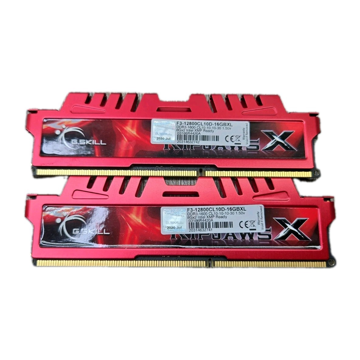 G.SKILL Ripjaws X 16GB (2x8GB) F3-12800CL10D-16GBXL Desktop Memory