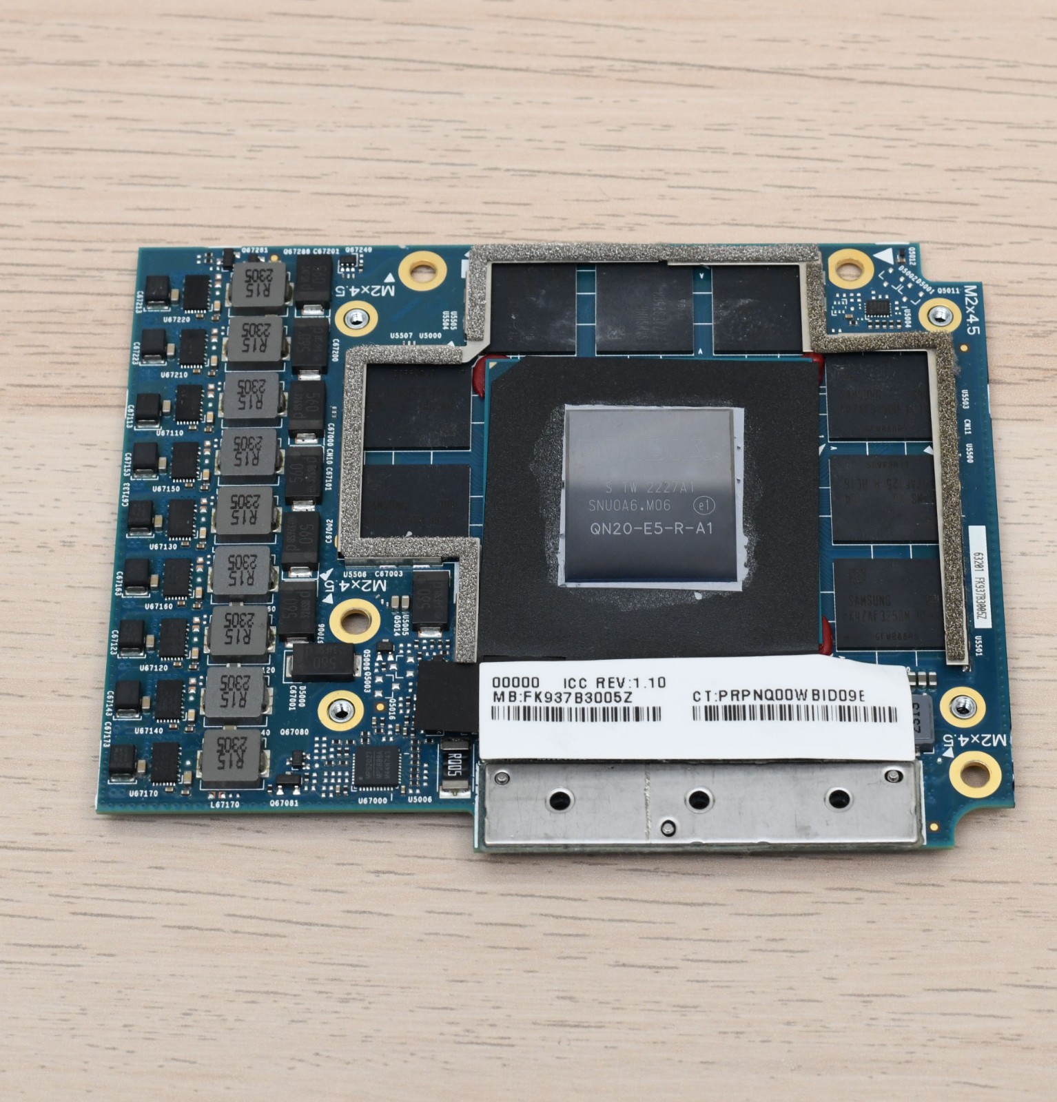 HP NVIDIA RTX A5500 Quadro QN20-E5-R-A1 16GB GDDR6 GPU for HP ZBook Fury 16 G9