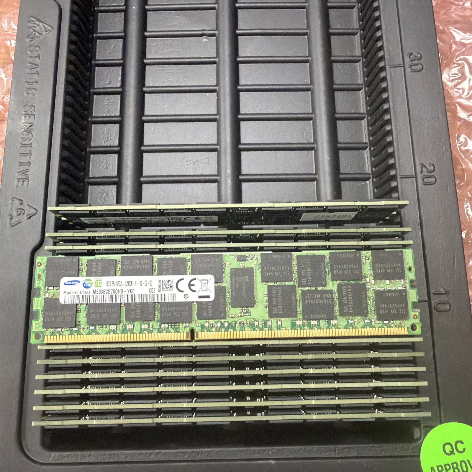 SAMSUNG 16GB PC3L-12800R DDR3-12800R ECC Registered M393B2G70QH0-YK0