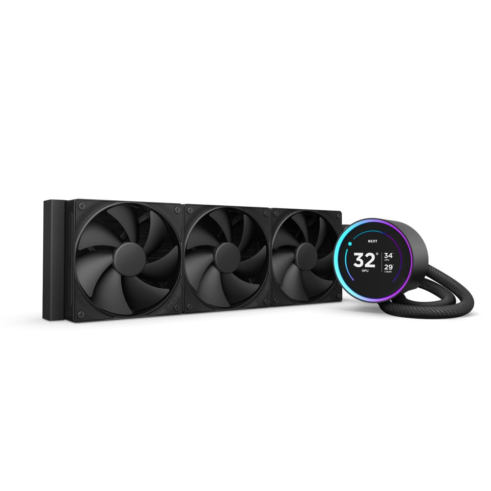 Kraken Elite 360 2024 – AIO CPU Liquid Cooler – 360Mm Radiator – 3 X F120P Fans