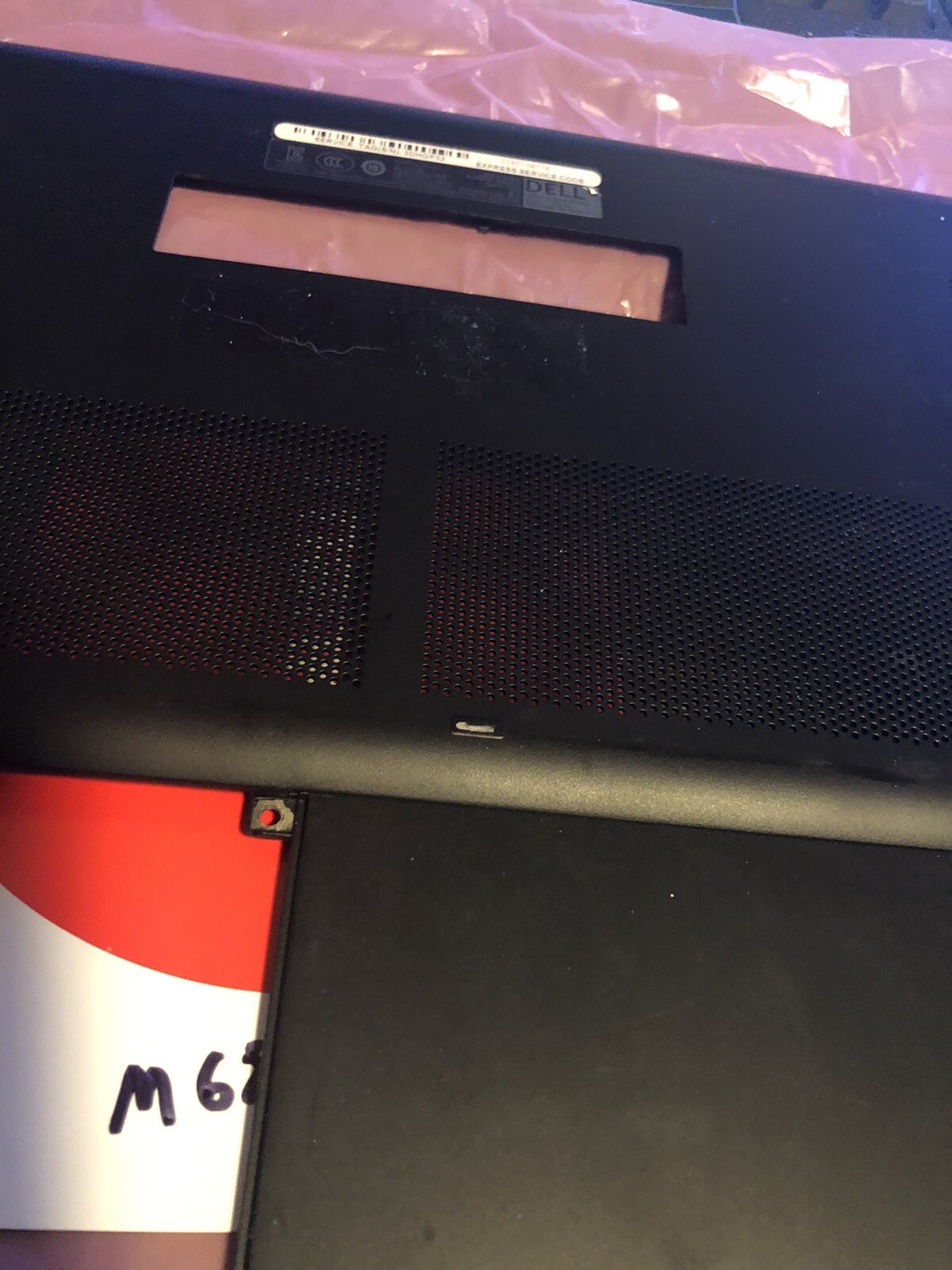 Dell Precision M6800 Business Gaming Laptop Bottom Cover