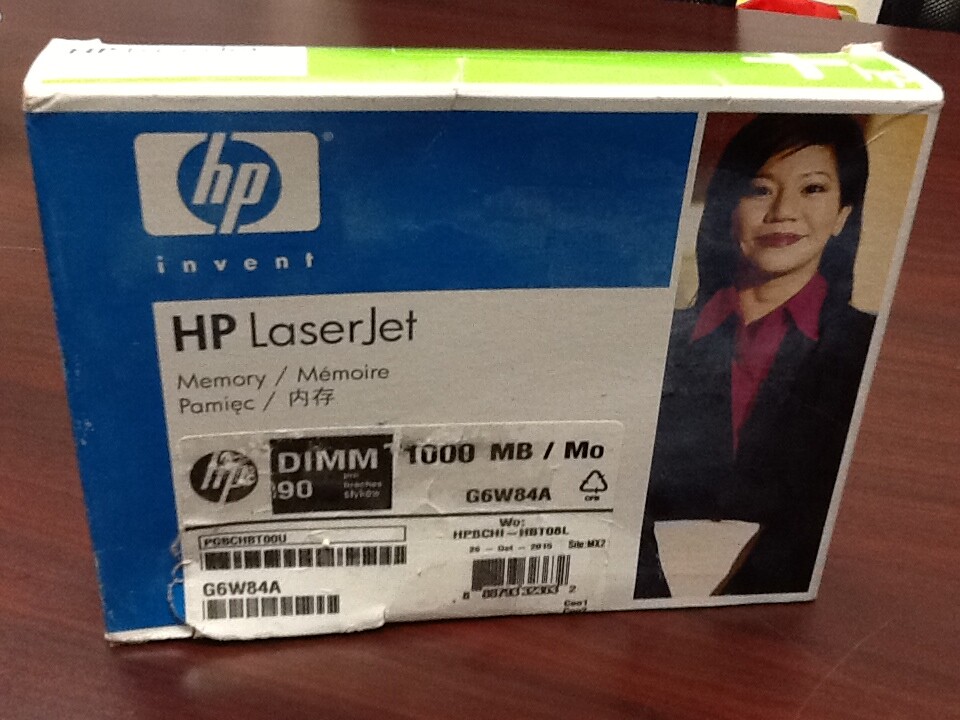 G6W84A Genuine HP 1 GB 90-pin DDR3 DIMM-Dual in-line Memory