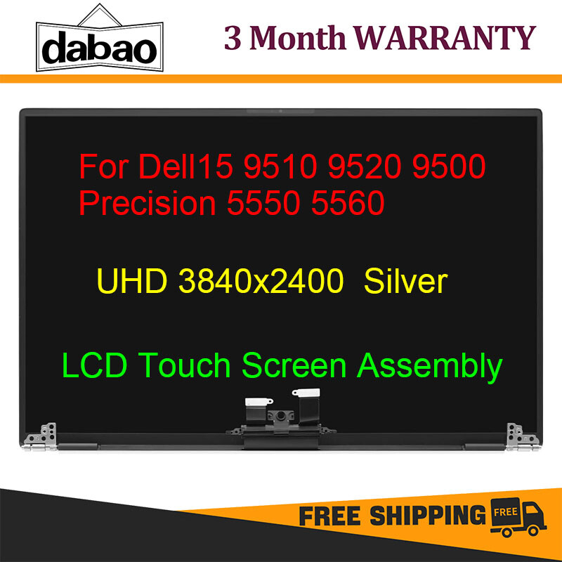NEW Dell XPS 15 9500 Precision 5550 UHD 3840×2400 LCD Touch Screen Assembly