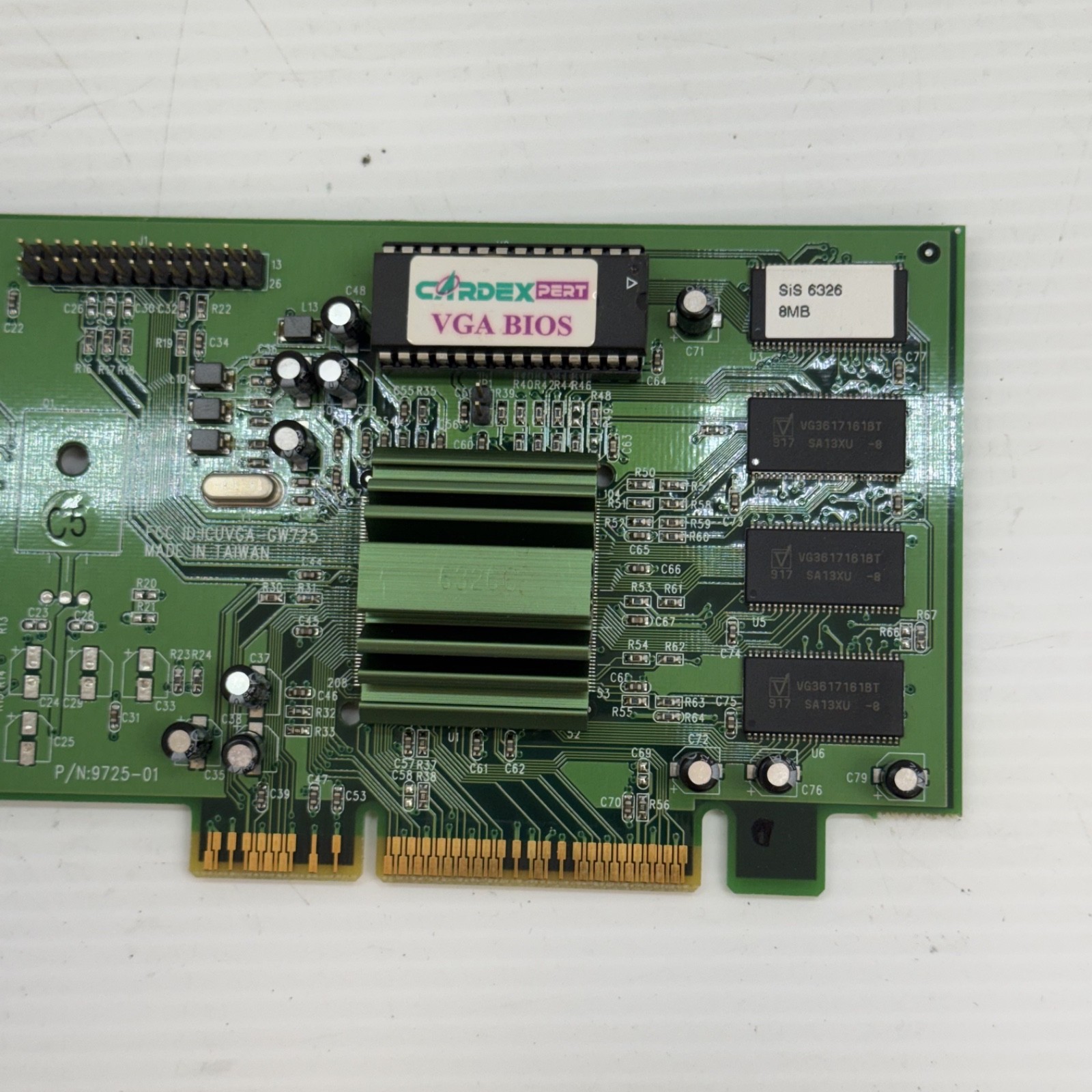 FCC ID:ICUVGA-GW725 P/N:9725-01 VGA BIOS CARD 8Mb USED