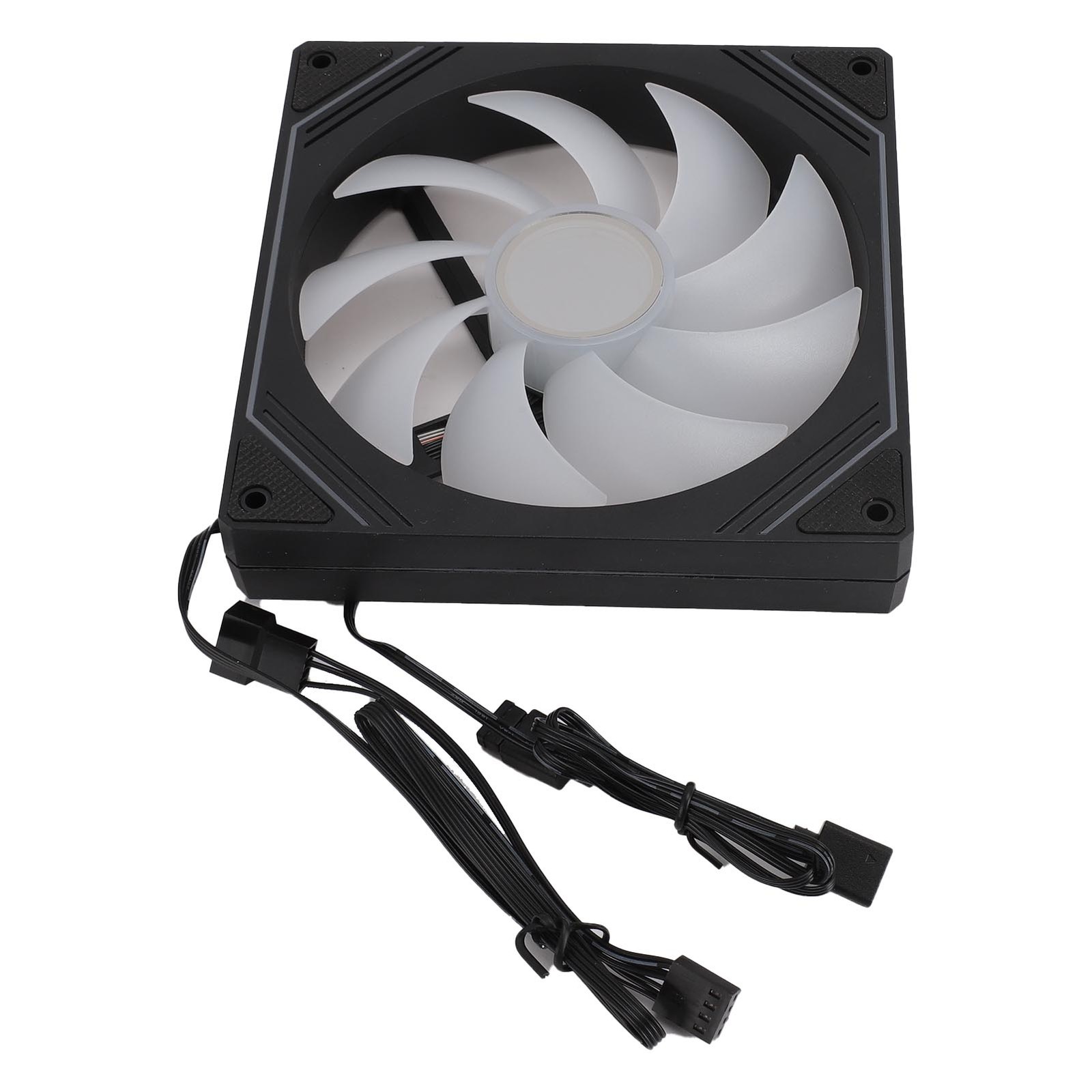 (Regular Black)140mm ARGB PWM Chassis Fan Addressable RGB Cooling Fan 5V 3PIN⭐