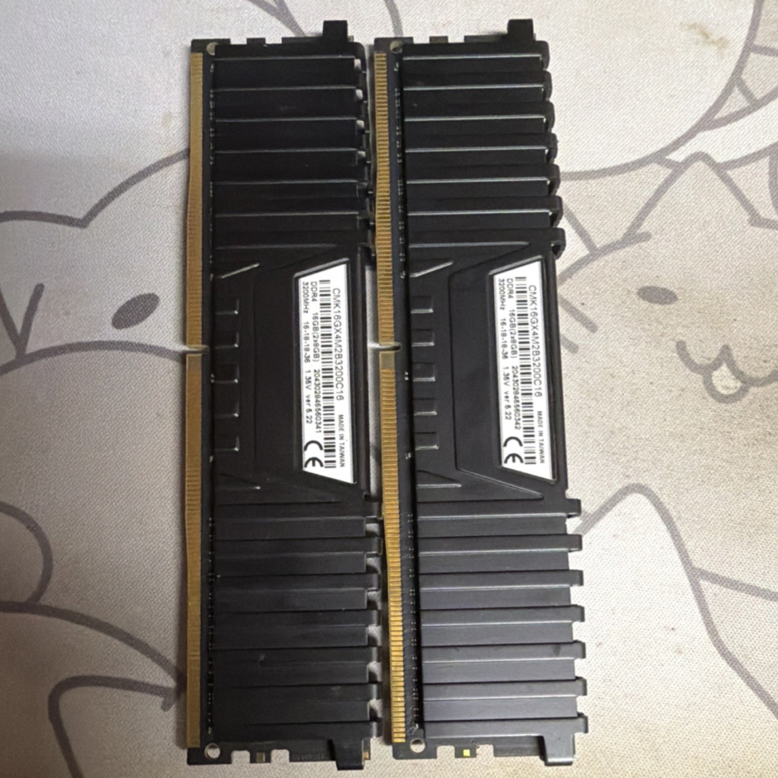 Corsair Vengeance LPX DDR4 16GB (2x8GB) 3200MHz DIMM RAM PC4-25600 (2 Modules)