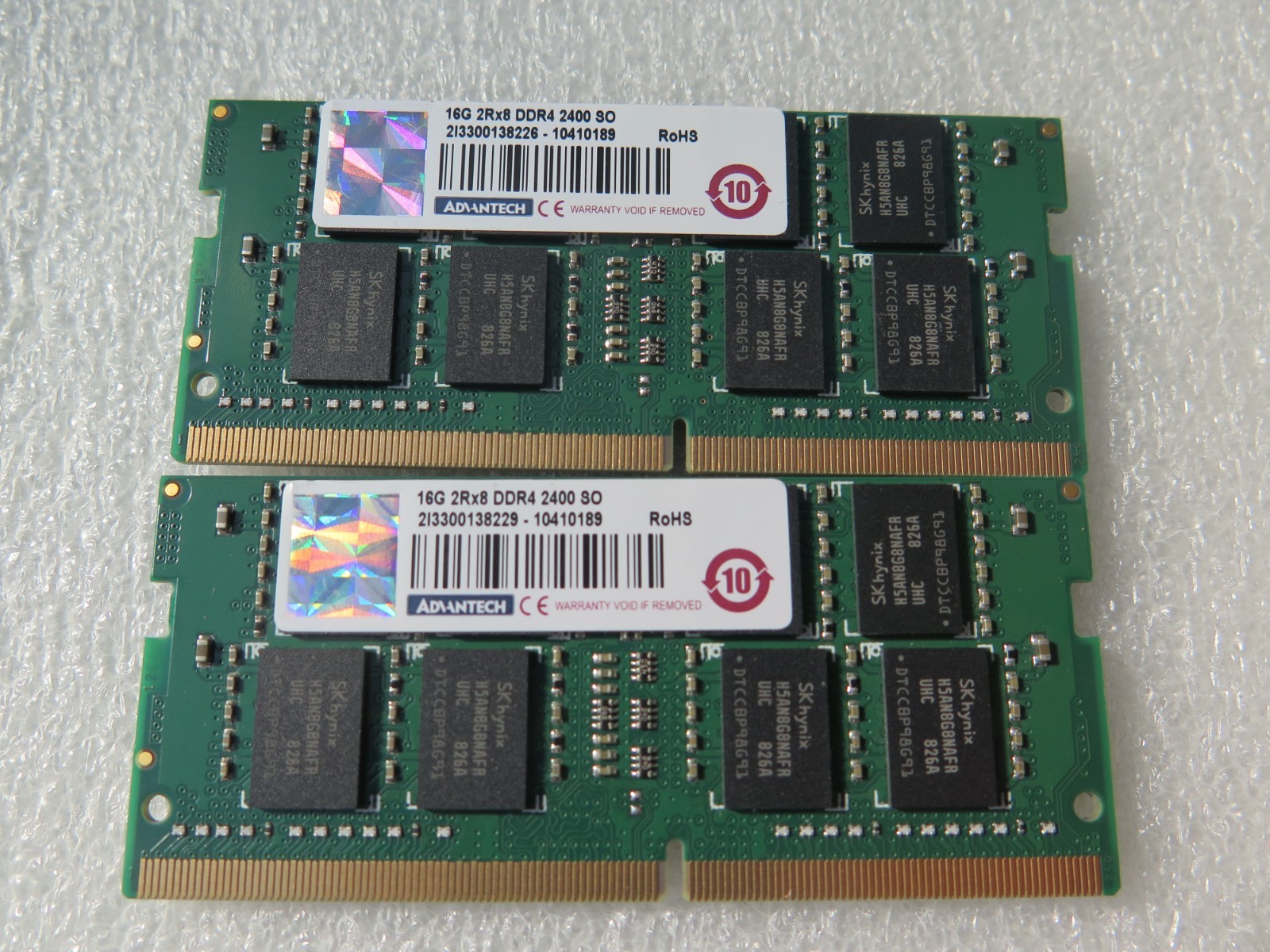 Advantech 32GB Kit (2x 16GB) DDR4 2400 SODIMM 2Rx8 Dual Rank Memory RAM