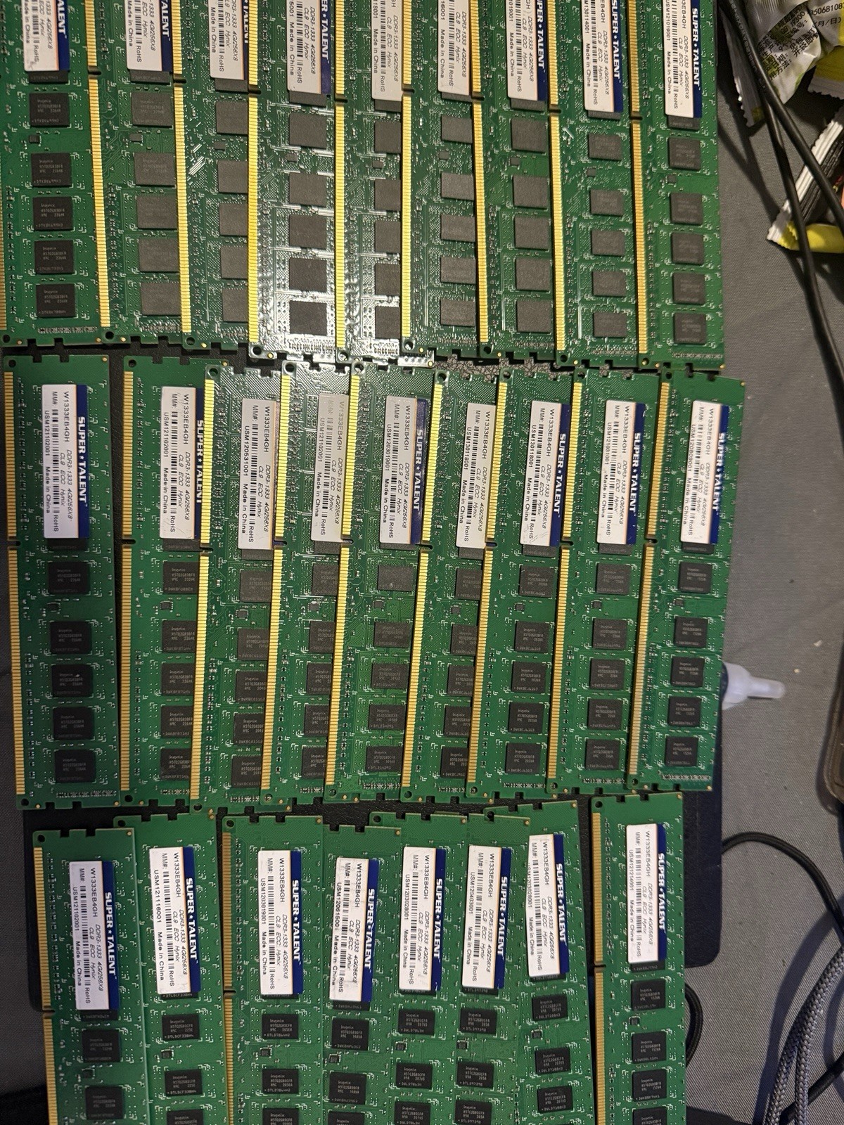 (Lot of 26) 4GB 2Rx8 PC3- DDr3 and PC3L- Laptop Memory RAM Mixed Brands