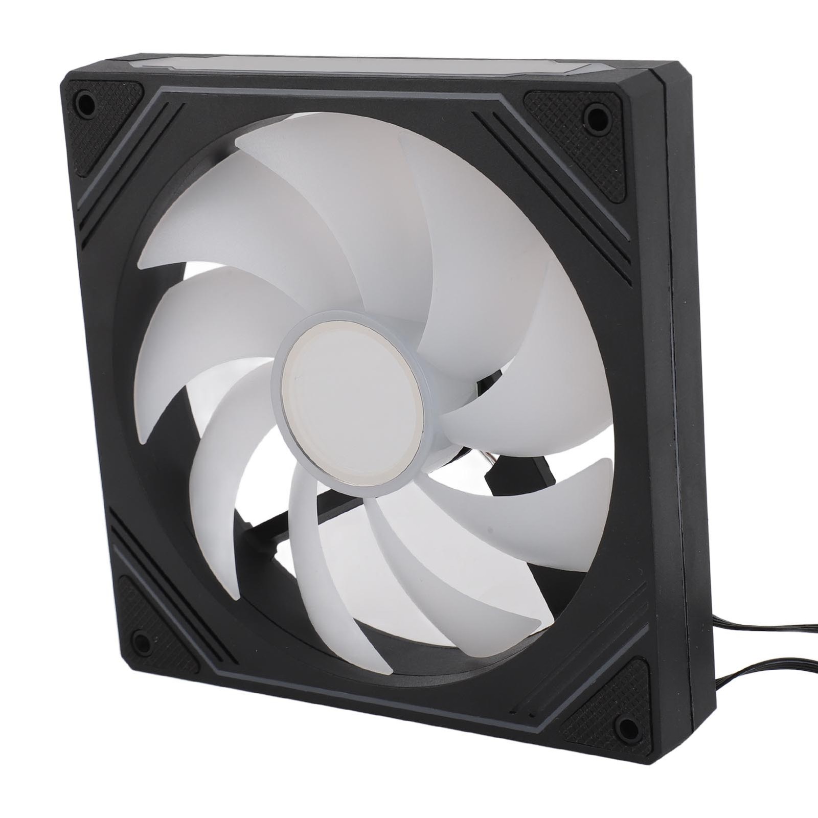 (Regular Black)140mm ARGB PWM Chassis Fan Addressable RGB Cooling Fan 5V 3PIN⭐