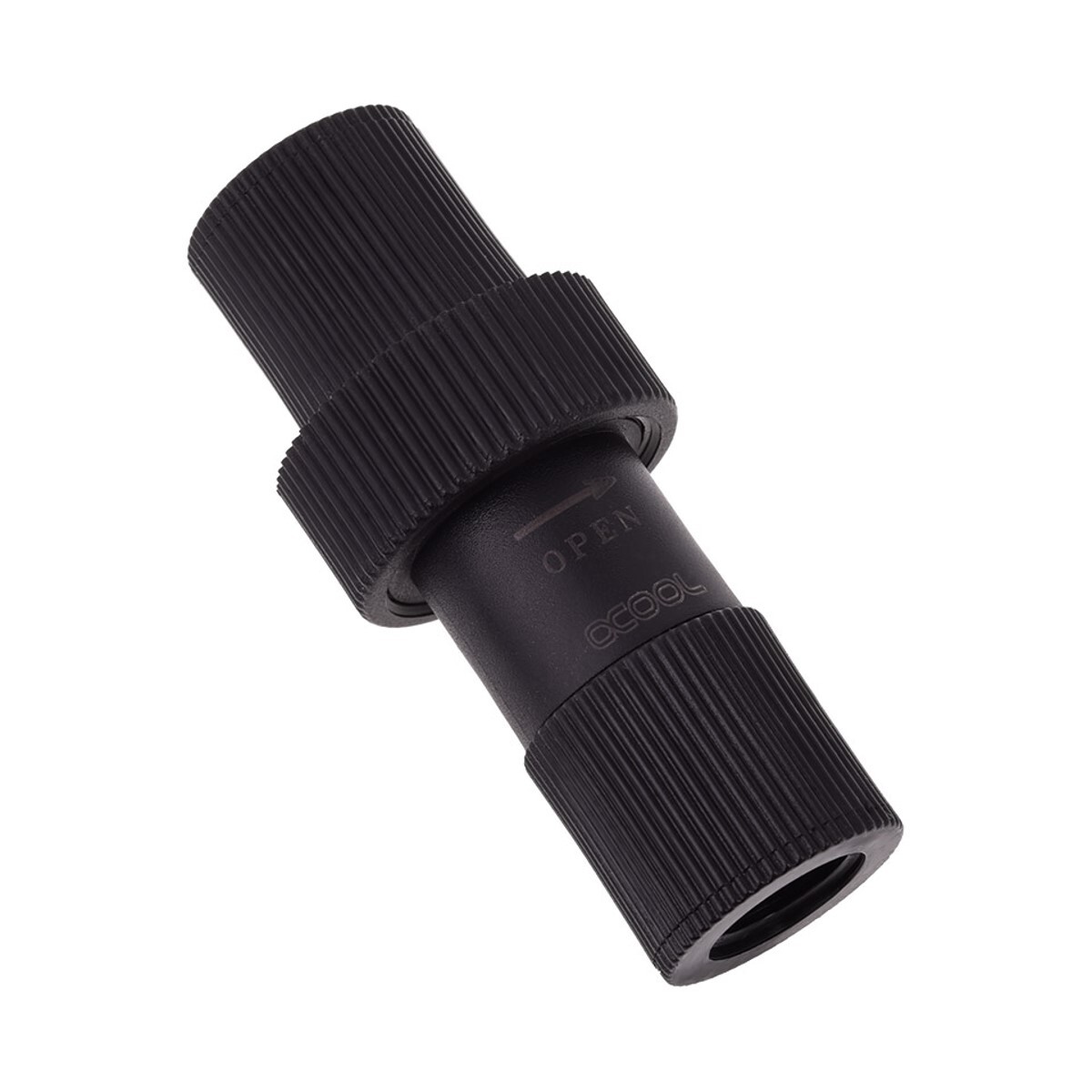 Alphacool G1/4″ HF Quick Release Connector Kit, Black