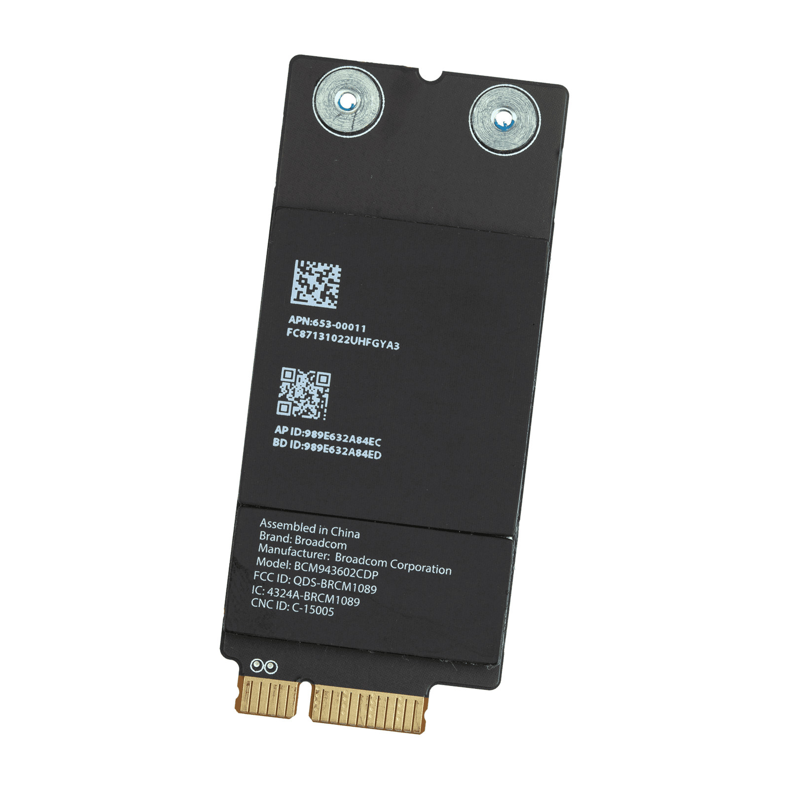 Apple iMac 21.5″ 27″ 2017 AirPort WiFi Bluetooth Card 653-00011 BCM943602CDP USA