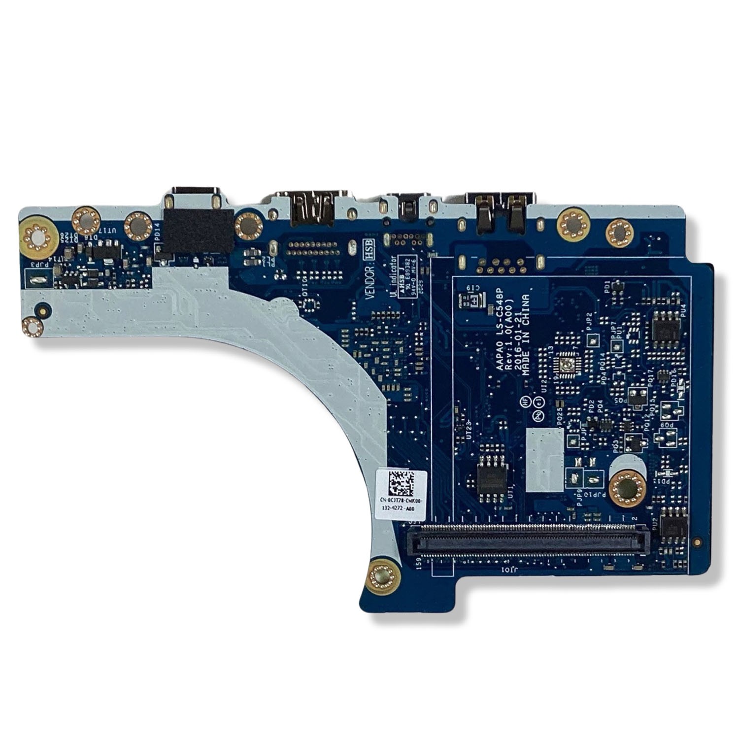 Dell OEM Precision 15 7510 Left-side IO Circuit Board USB-C/USB/Mini DP CJT78