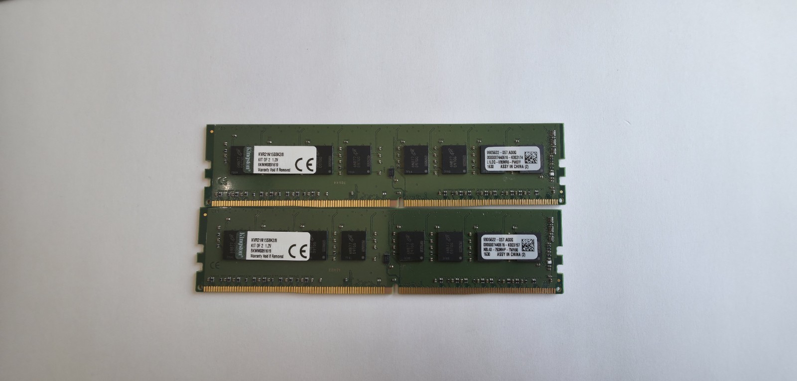 Kingston ValueRAM 8GB (2x4GB) DDR4-2133 PC4 – KVR21N15S8K2/8
