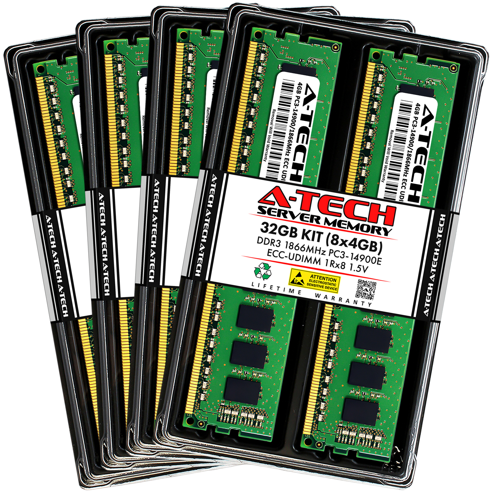 32GB 8x 4GB PC3-14900E ECC UDIMM ASUS RS700-X7-PS4 RS926-E7/RS8 Memory RAM