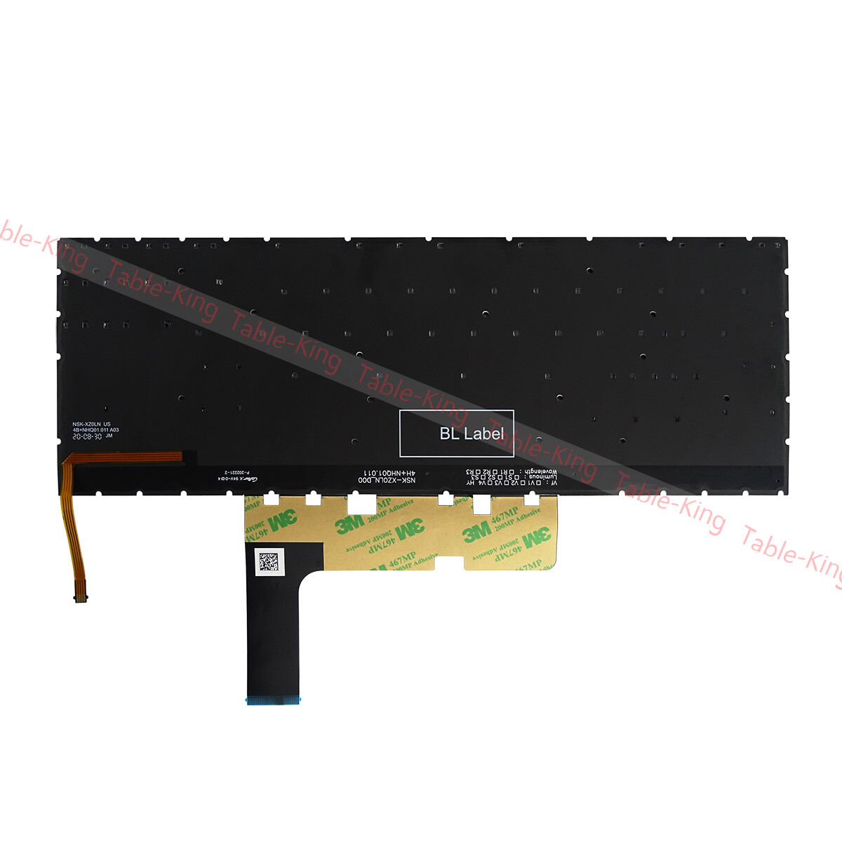 Black&Red US Backlit Keyboard for HP Omen 15-EK 15-EK0020CA Version 2