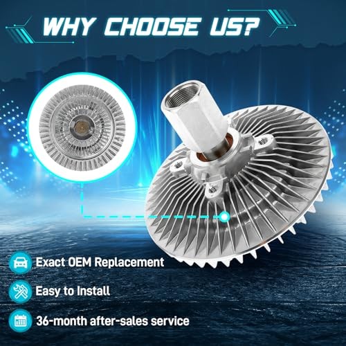 Engine Cooling Fan Clutch Fits Dodge 2002-2008 RAM 1500 3.7L 5.7L 2740