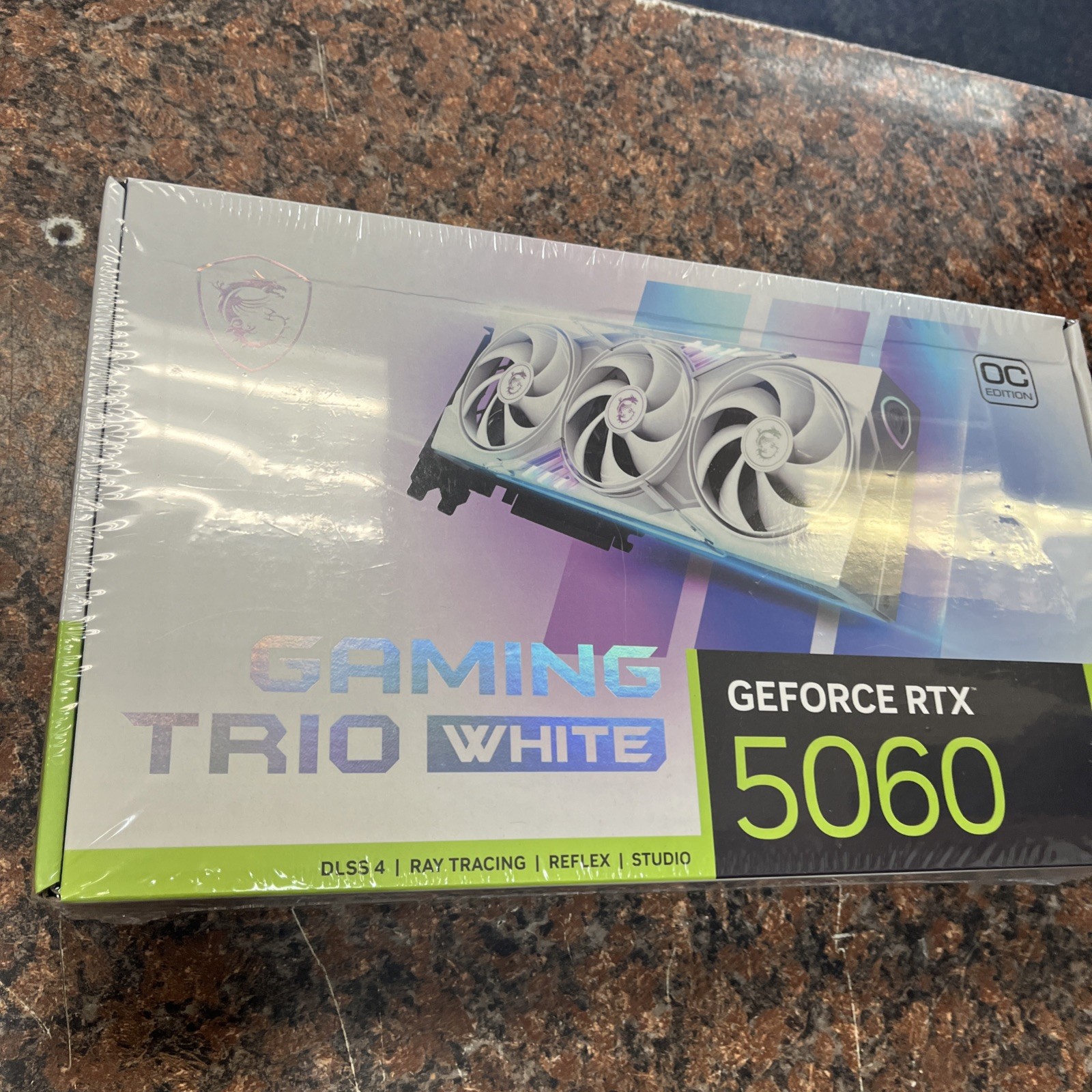 MSI GeForce RTX 5060 8GB Gaming TRIO OC White GDDR7 Graphics Card Q31