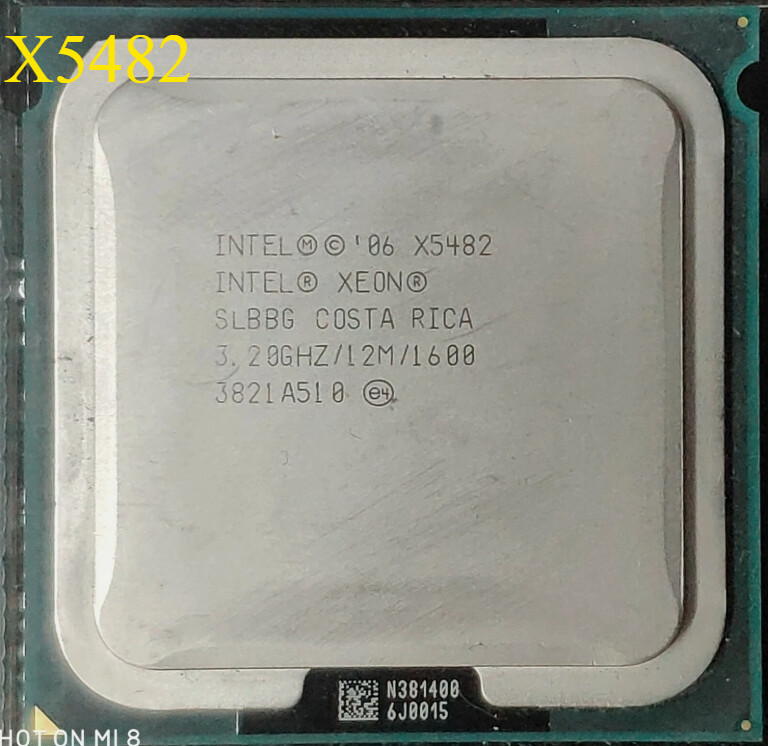 Intel Xeon X5482 Quad-Core LGA771 SLBBG (EO) 3.2GHz 12M 1600MHz CPU Processor