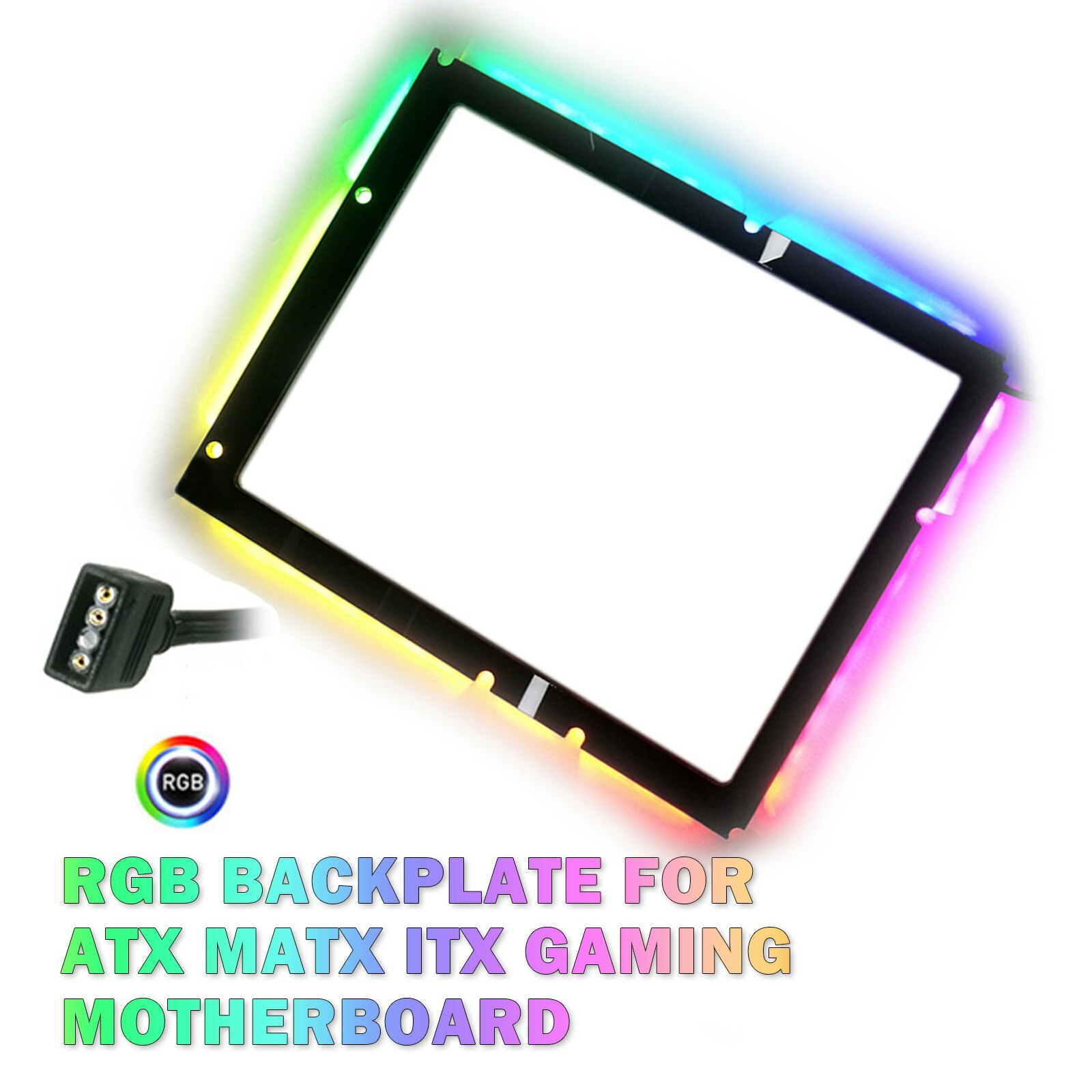 RGB BackLight panel For ATX MATX ITX Gaming Motherboard Aura Sync Decor Light