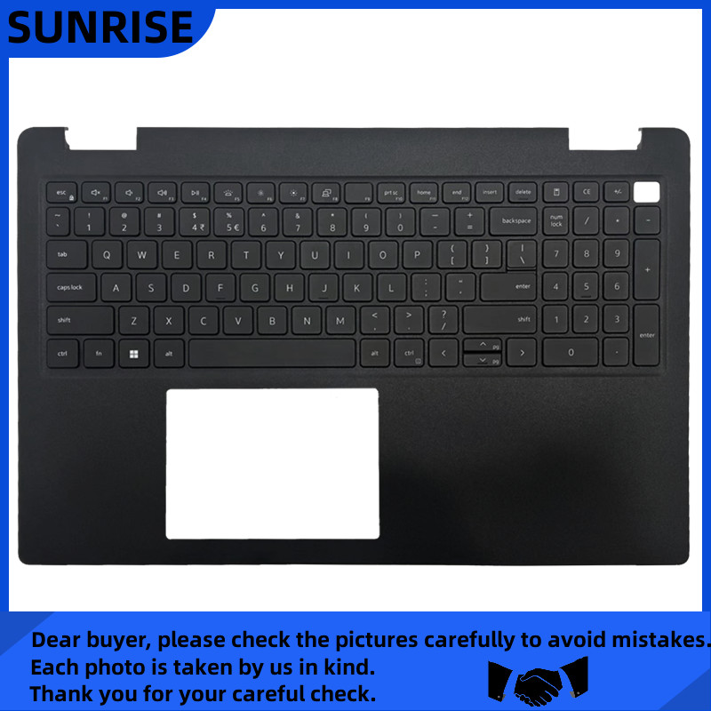 New For Dell Latitude 3520 E3520 Palmrest Upper Case Keyboard 0DJP76 DJP76