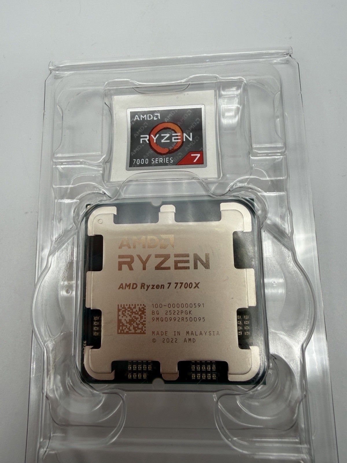 AMD Ryzen 7 7700X 4.50Ghz 8 Core 100-000000591 16 Thread AM5