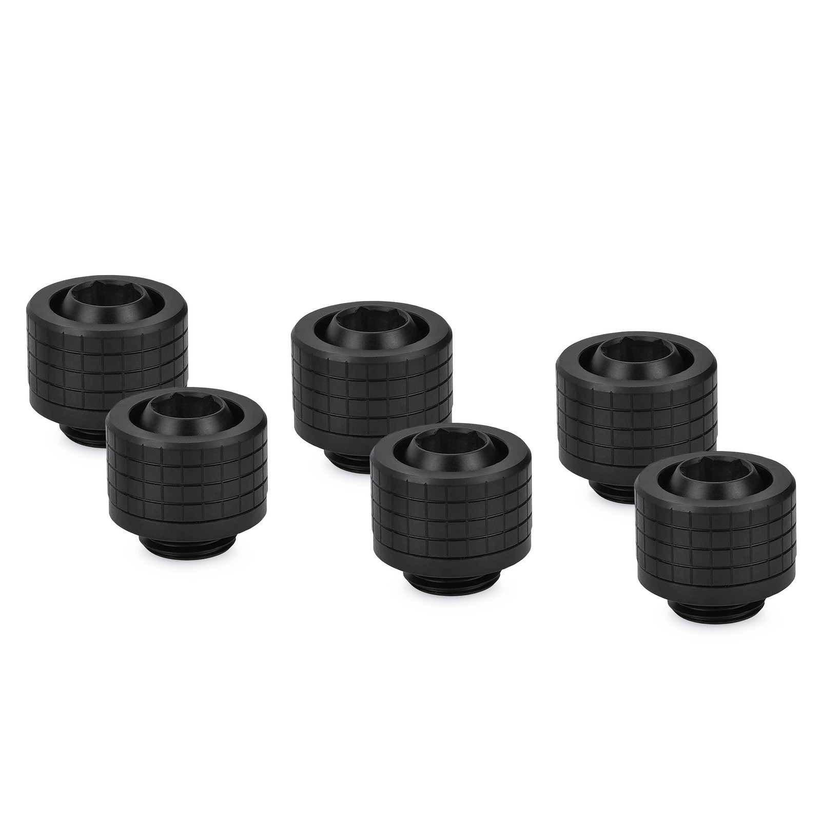 Thermal Grizzly DeltaMate Fitting – ST13 Black (6-Pack)