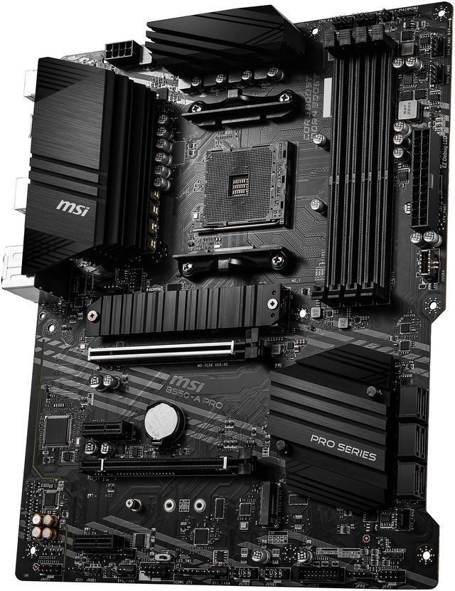 MSI B550-a Pro Socket AM4 AMD B550 PCIe 4.0 SATAIII USB3.2 Gen2 ATX Motherboard