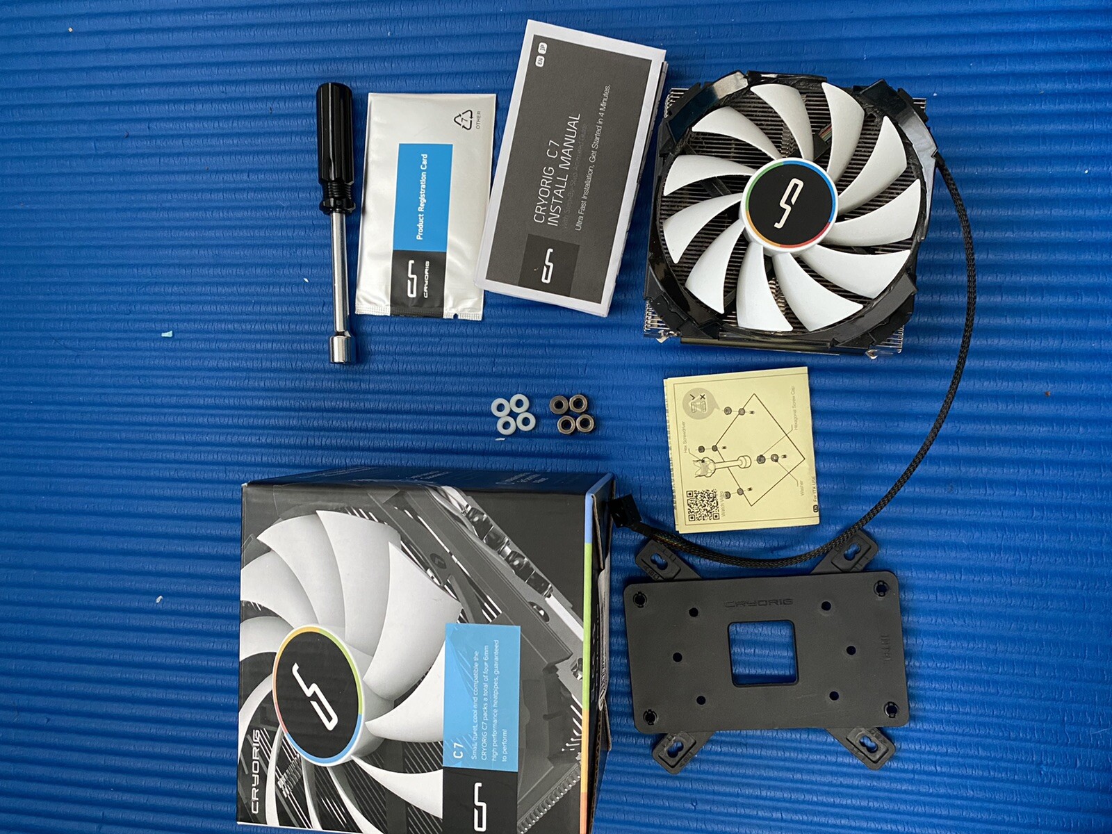 Cryorig C7 Top Flow Cpu Heatsink 47mm SFF Sffx Mini Itx