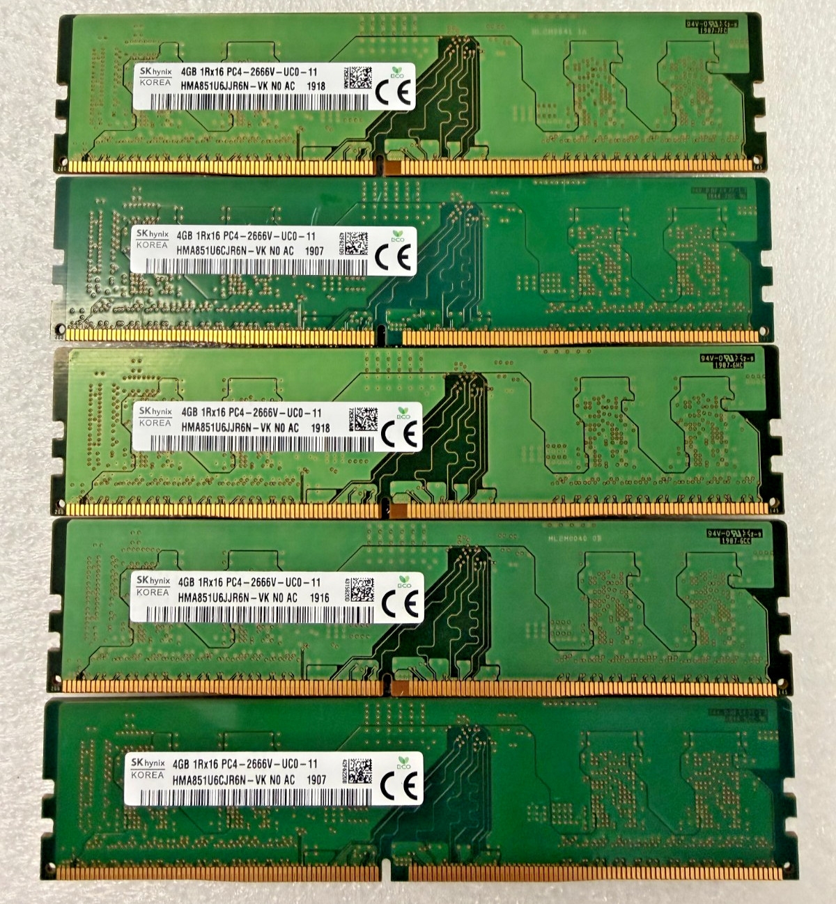 SK hynix 4GB DDR4 2666MHz PC4-2666V UDIMM Desktop RAM