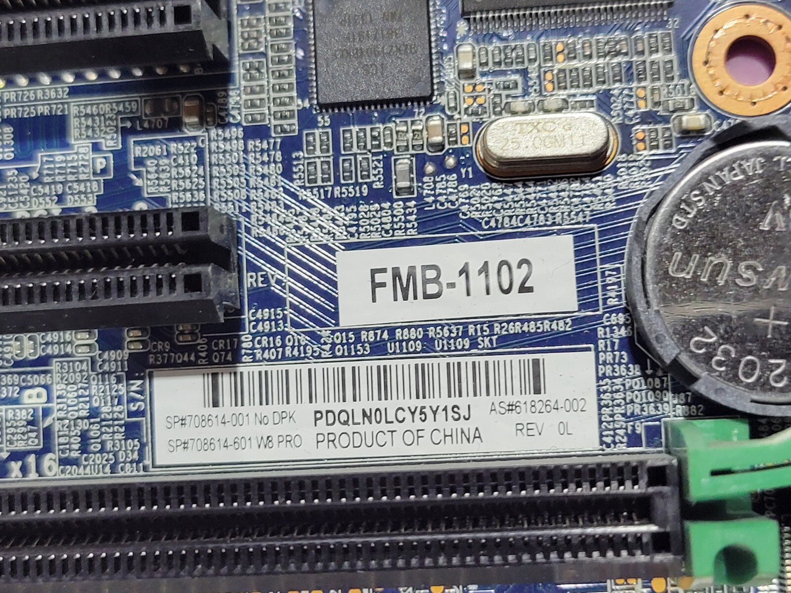HP Z620 Workstation Motherboard DDR3 708614-001 618264-002