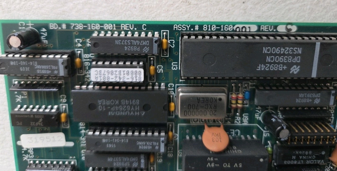 WORKING NOVELL 738-160-001 ISA ETHERNET CIRCUIT BOARD ADAPTER ASSY 810-160-001