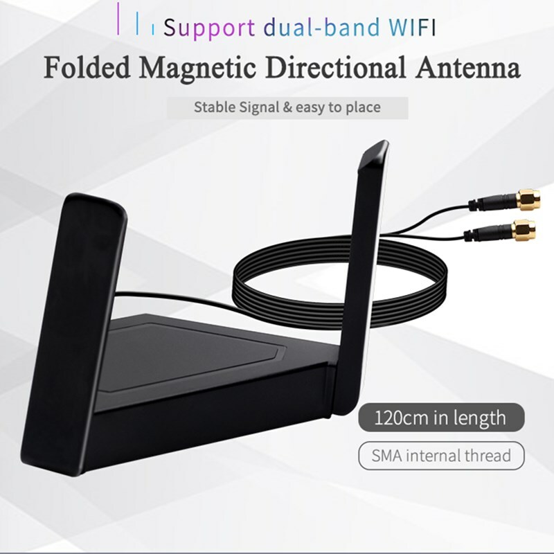 RP-SMA I-PEX MHF4 WiFi Antenna sets for Intel M.2 AX210 AX200 Wireless wifi Card