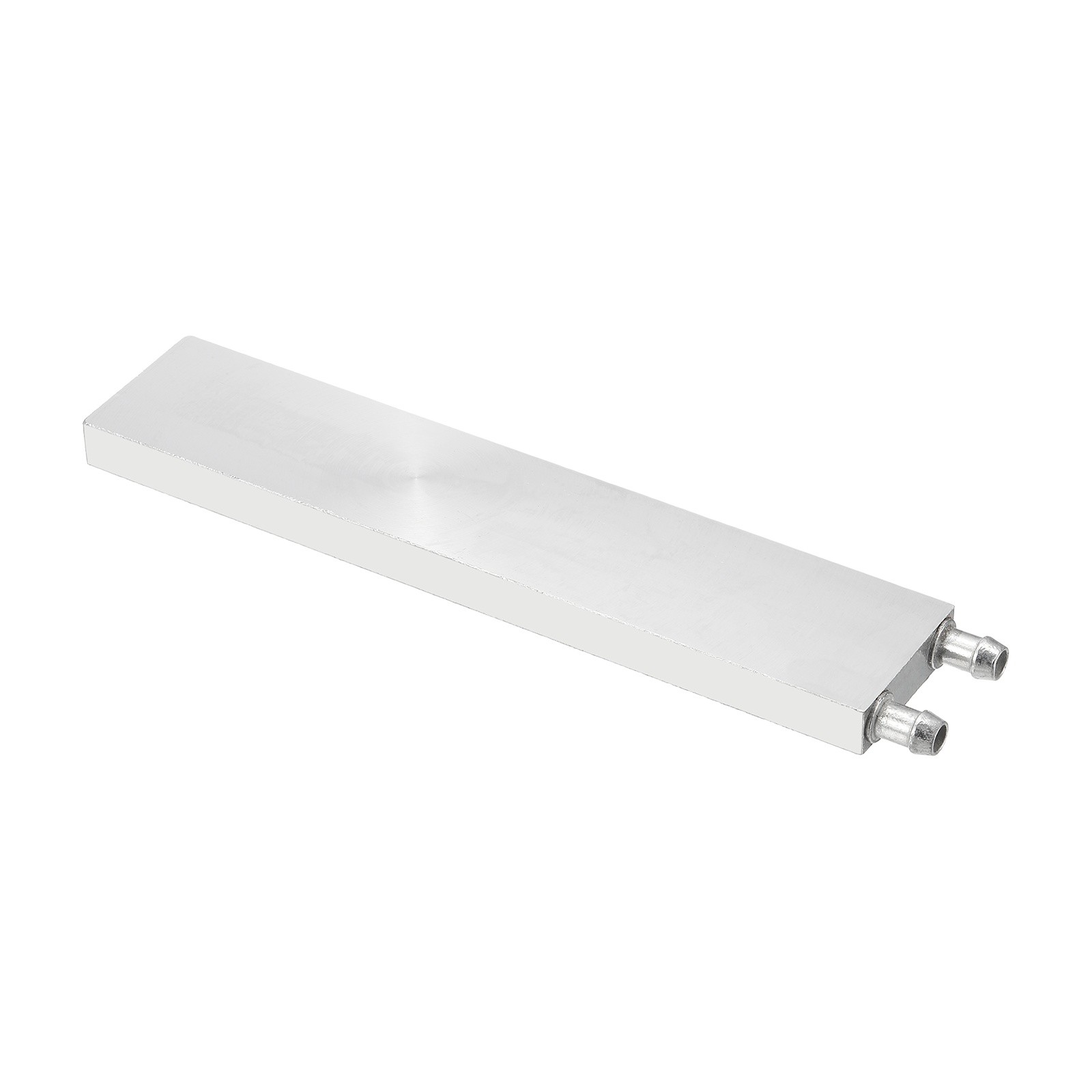 Aluminum Water Cooling Block 40x200x12mm Liquid Cooler Heat Sink Systems Silver
