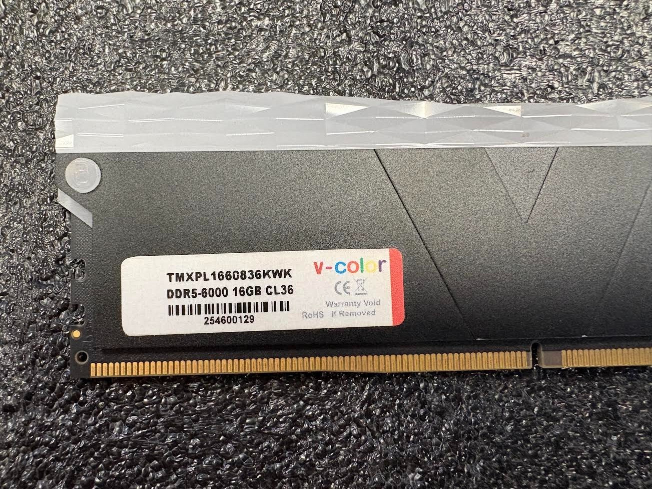 V-Color DDR5 Manta XPrism 16GB(16GBx1) 6000MHz Desktop Memory-USED