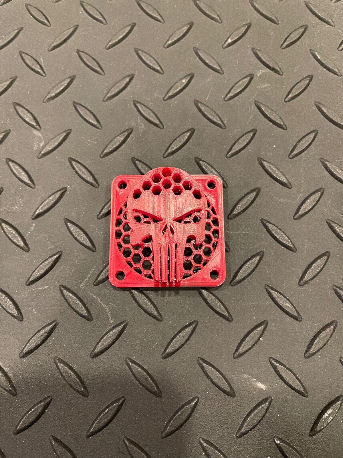 50mm Computer CPU Fan Cover, Kraton Outcast Motor Cooling Fan 3D Punisher Skull