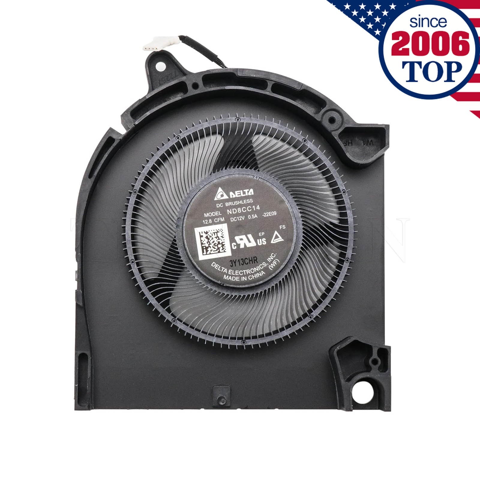 New CPU+GPU 12V Fan for DELL G16 7630 ND8CC13-22E08 (Only for RTX 40 Series)