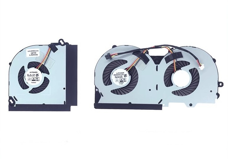 New For Clevo P950 P950HR P950ER T97 T96E T800 3pin 4pin CPU GPU Cooling Fan