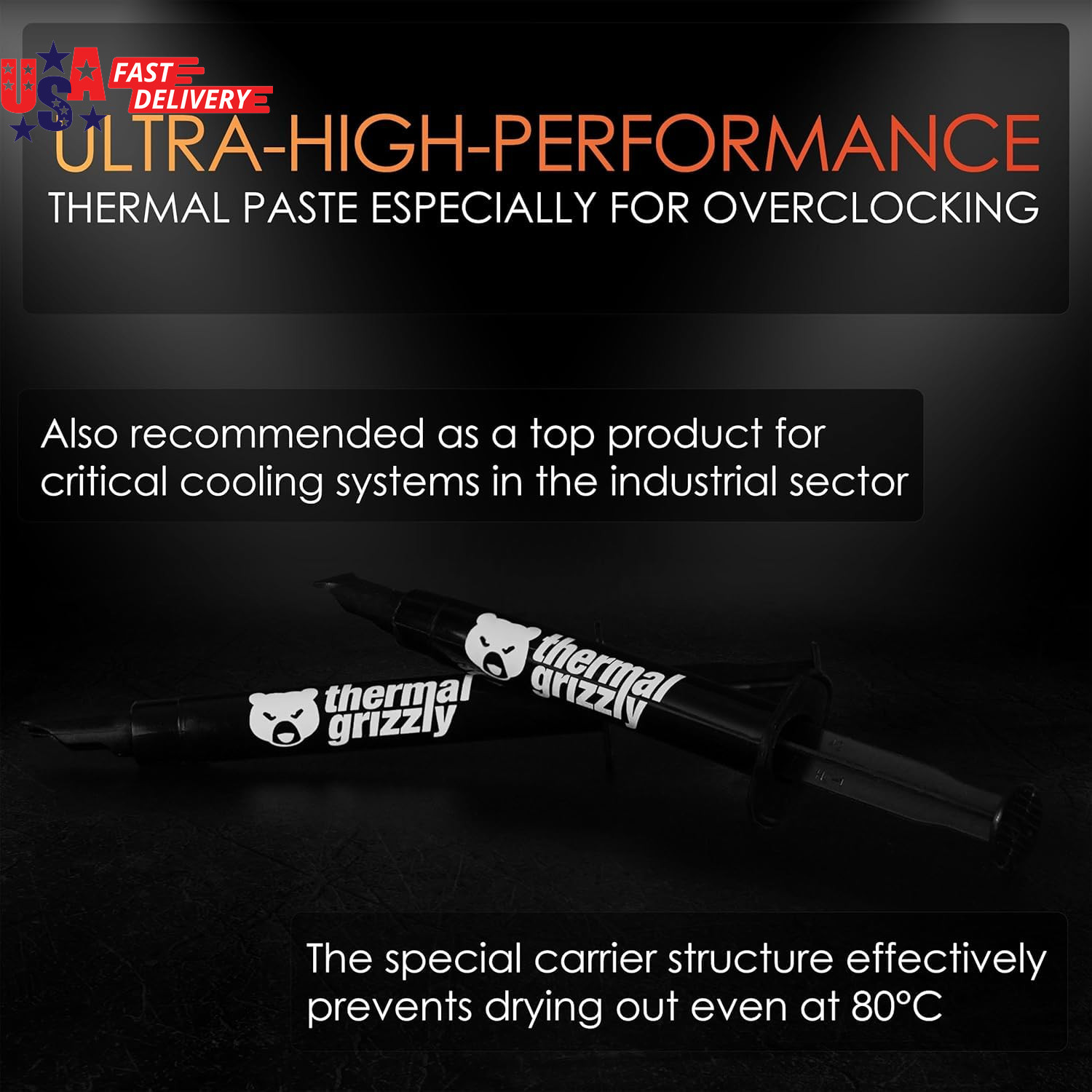 Kryonaut – 1 Gram – Extremly High Performance Thermal Paste – for Demanding Appl