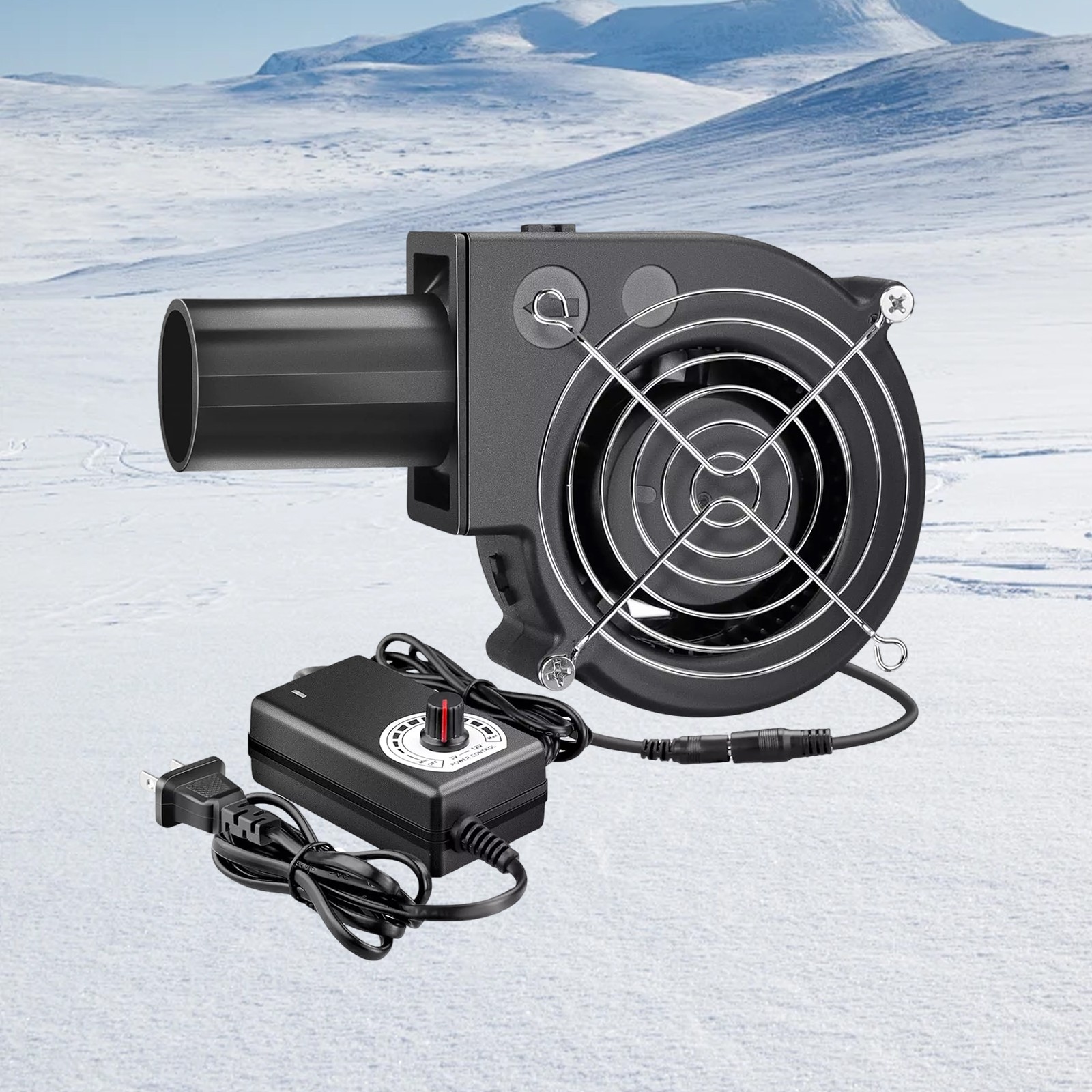 Blower Fan with 220V AC Plug Variable Speed Controller Centrifugal OutdoorW9