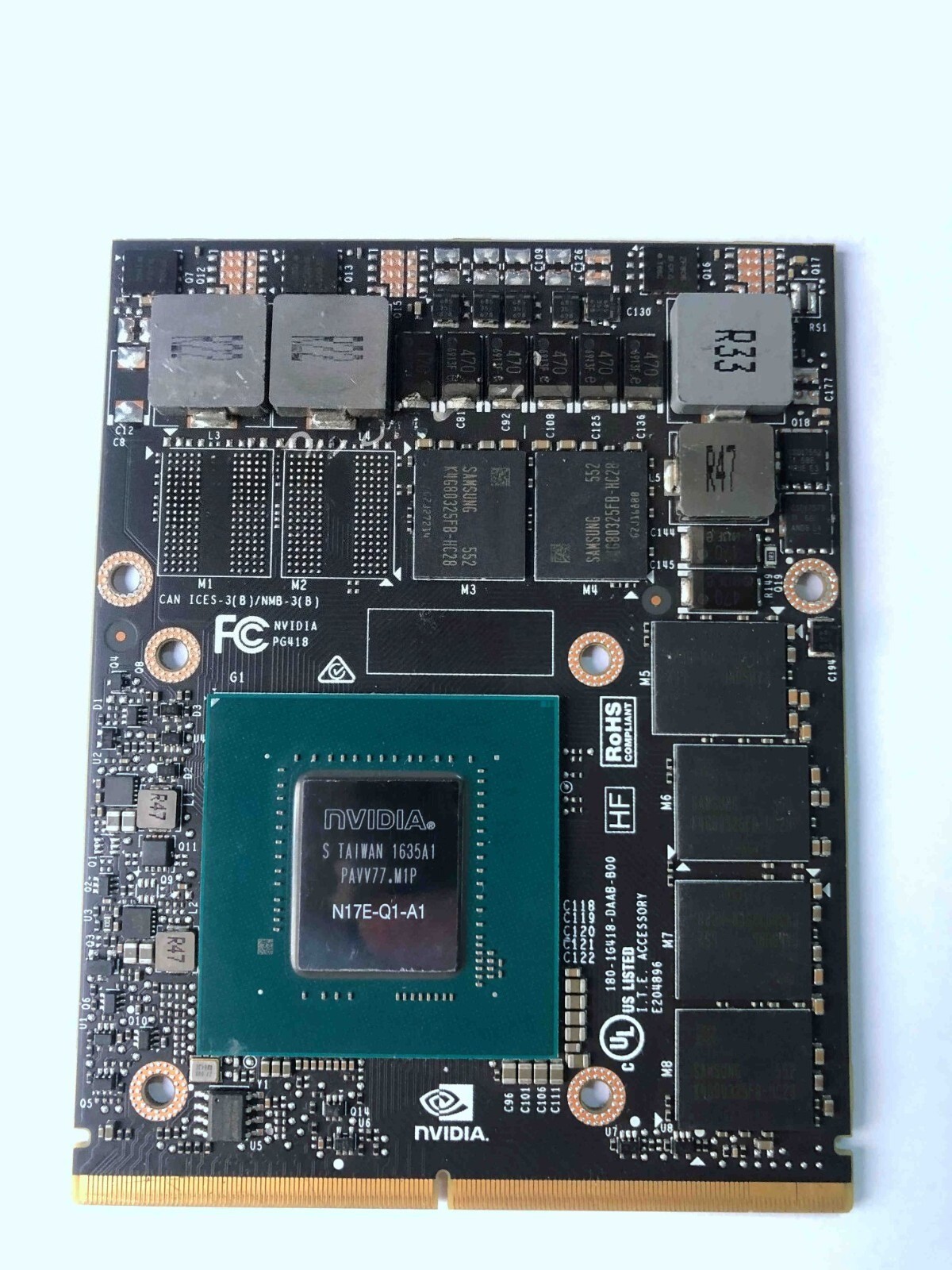 DELL New HP NVIDIA Quadro P3000 P4000 P5000 16GB GDDR5 MXM Video Graphics Card
