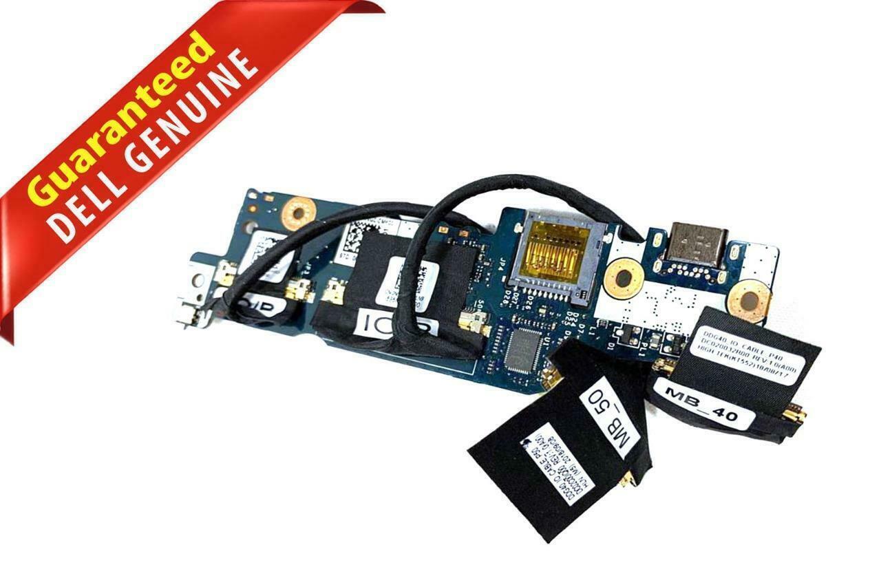 Dell Inspiron chromebook 7486 P94G USB card reader I/O board with cables 8VVGC