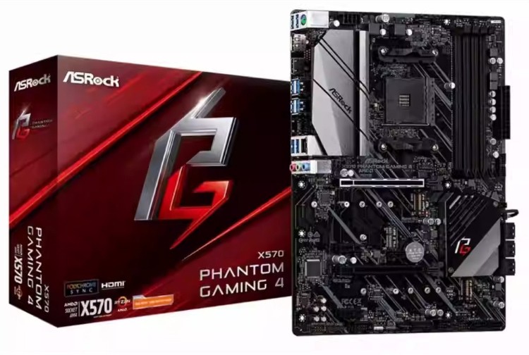 ASRock AMD X570 Motherboard ATX X570 Phantom Gaming 4 AM4 DDR4 SATA3 HDMI DP NEW