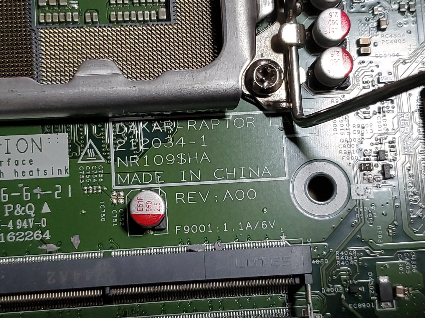 Dell OptiPlex All-In-One Plus 7410 Motherboard Intel LGA1700 0TKWC4 DAKAR 212034